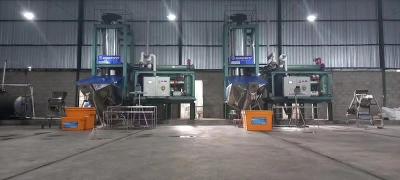 Two types of tube ice machines